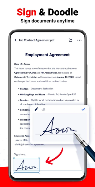 PDF Reader - PDF Editor - عکس برنامه موبایلی اندروید