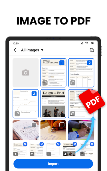 PDF Reader - View PDF Files - عکس برنامه موبایلی اندروید