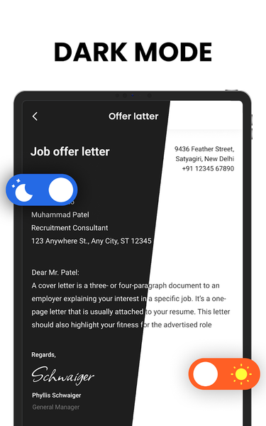 PDF Reader - View PDF Files - عکس برنامه موبایلی اندروید