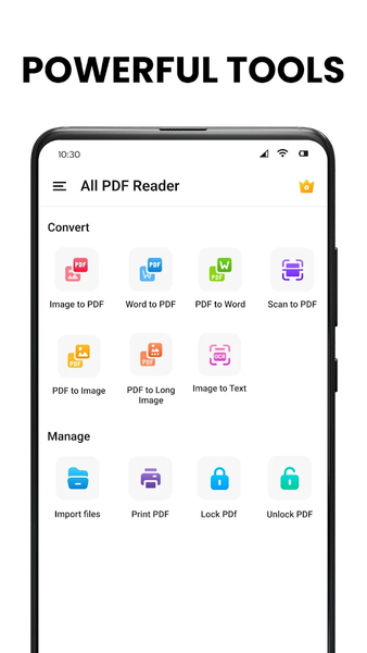 PDF Reader - View PDF Files - عکس برنامه موبایلی اندروید