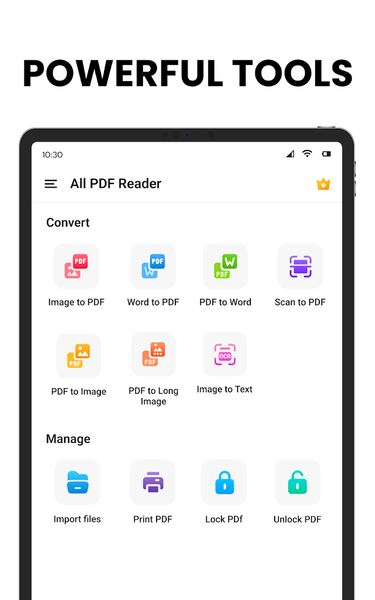 PDF Reader - View PDF Files - عکس برنامه موبایلی اندروید