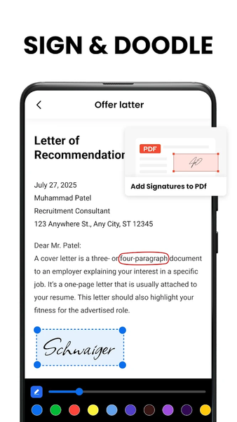 PDF Reader - View PDF Files - عکس برنامه موبایلی اندروید