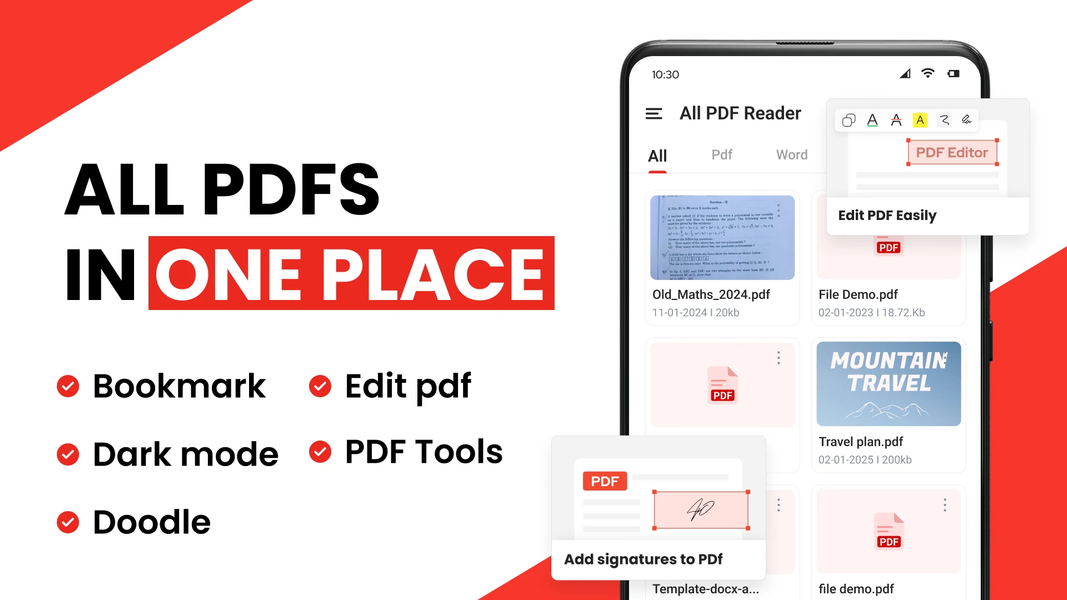 PDF Reader - View PDF Files - Image screenshot of android app