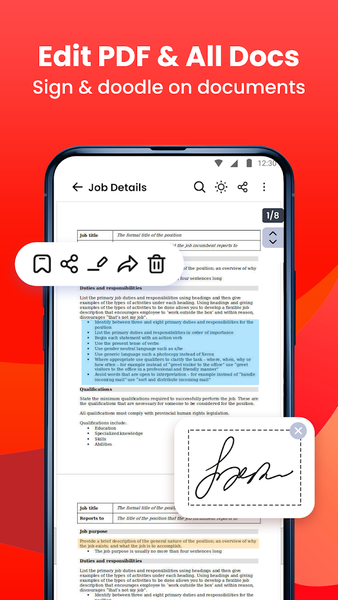 PDF Reader - PDF Viewer & Tool - Image screenshot of android app
