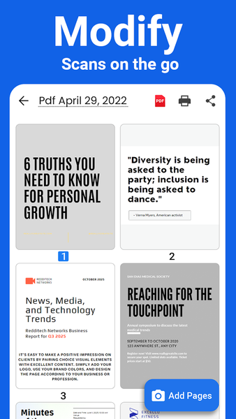 PDF Scanner - Scan Documents - عکس برنامه موبایلی اندروید