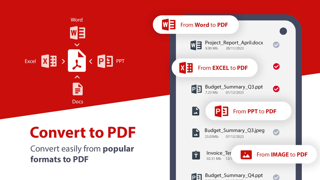 PDF Compressor & IMG Converter - عکس برنامه موبایلی اندروید