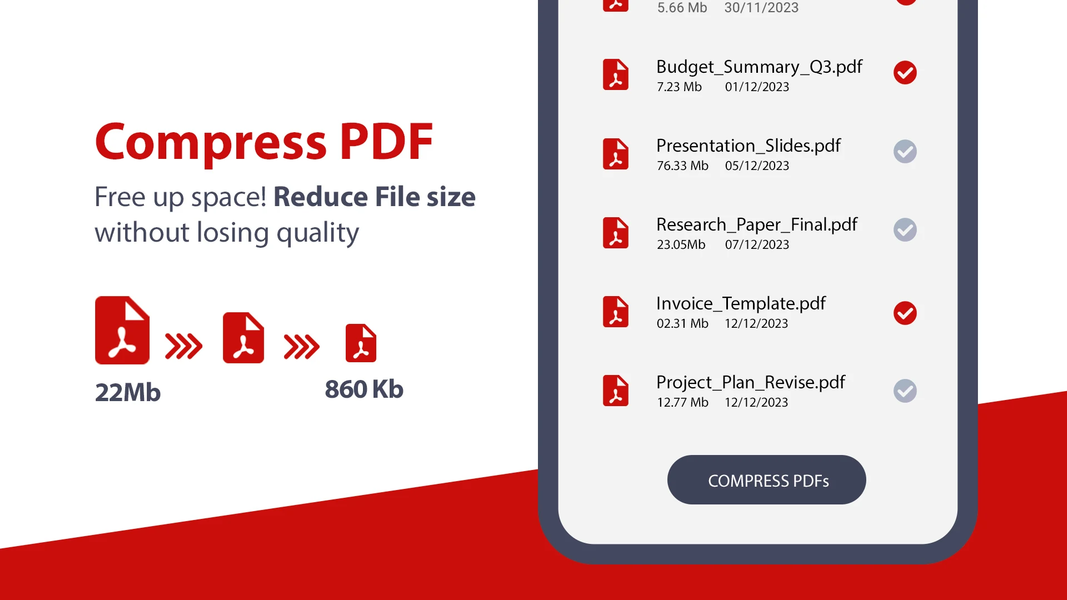 PDF Compressor & IMG Converter - عکس برنامه موبایلی اندروید