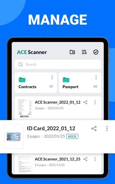 ACE Scanner - PDF Scanner App - Image screenshot of android app