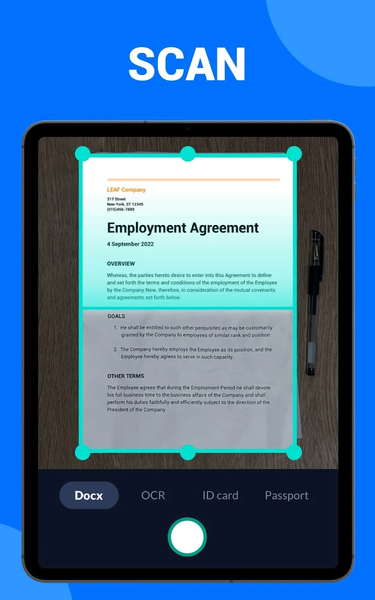 ACE Scanner - PDF Scanner App - Image screenshot of android app