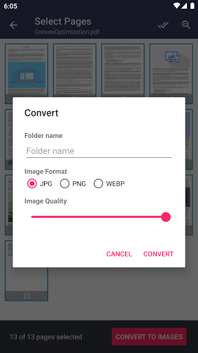 PDF to JPG: PDF to Image Converter - عکس برنامه موبایلی اندروید