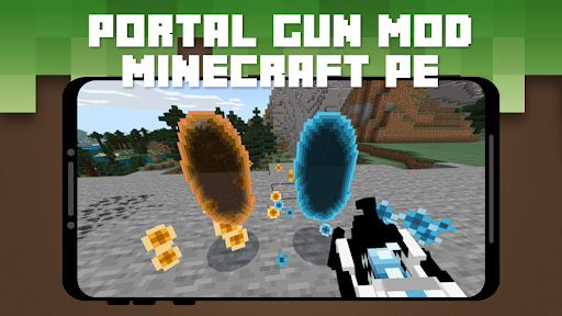 Portal Gun Mod for Minecraft - Image screenshot of android app
