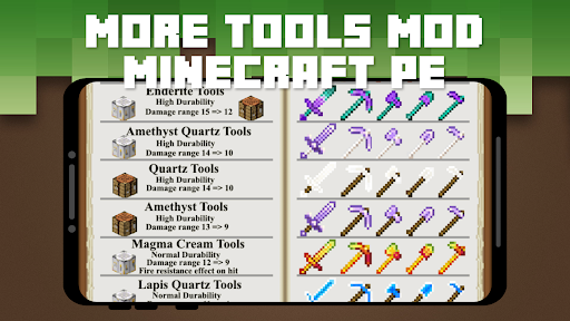 More Tools Mod for Minecraft - عکس برنامه موبایلی اندروید