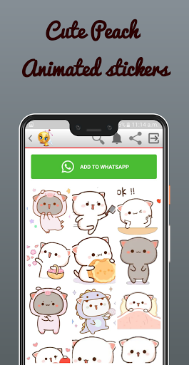 Peach and Goma - Animated - Image screenshot of android app