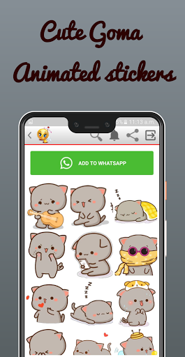 Peach and Goma - Animated - Image screenshot of android app