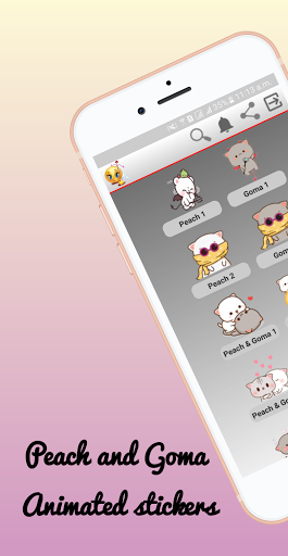 Peach and Goma - Animated - Image screenshot of android app