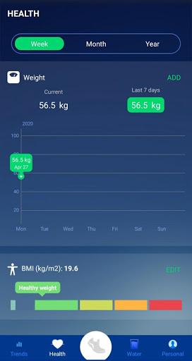 Pedometer - Step Counter & Calorie Counter Free - عکس برنامه موبایلی اندروید