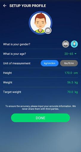 Pedometer - Step Counter & Calorie Counter Free - عکس برنامه موبایلی اندروید