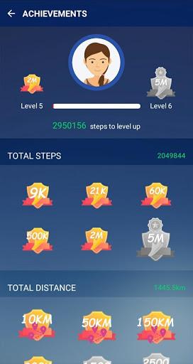 Pedometer - Step Counter & Calorie Counter Free - عکس برنامه موبایلی اندروید