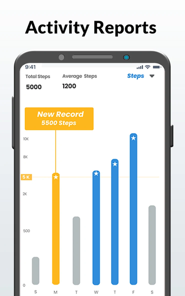 Pedometer: Daily Step Counter - عکس برنامه موبایلی اندروید