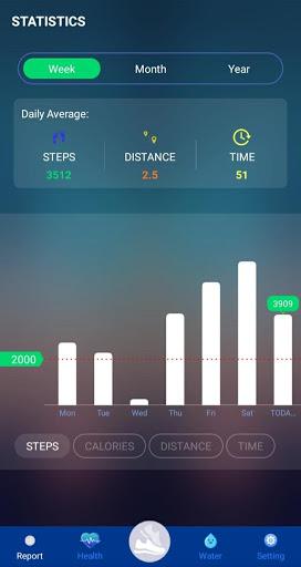 Pedometer - عکس برنامه موبایلی اندروید