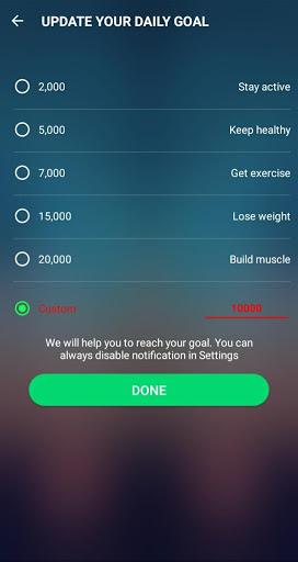 Pedometer - عکس برنامه موبایلی اندروید