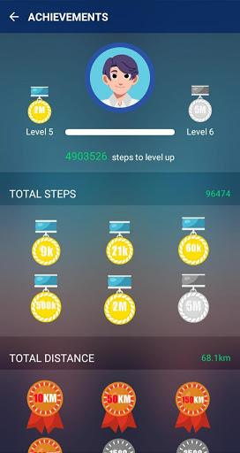 Pedometer - عکس برنامه موبایلی اندروید