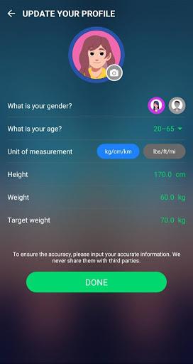 Pedometer - عکس برنامه موبایلی اندروید