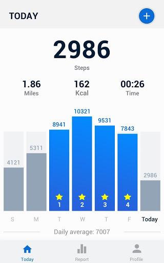 Pedometer - Step Counter - Image screenshot of android app