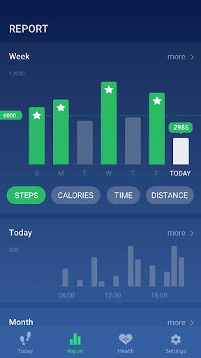 Pedometer - کالری و گام شمار - عکس برنامه موبایلی اندروید
