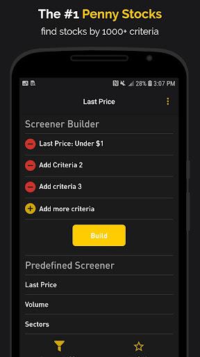 Penny Stock and OTC Screener - عکس برنامه موبایلی اندروید
