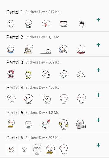 Pentol Stickers for WhatsApp - عکس برنامه موبایلی اندروید