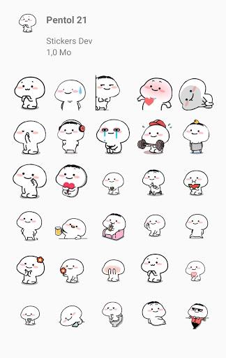 Pentol Stickers for WhatsApp - عکس برنامه موبایلی اندروید