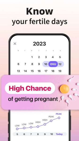 Ovulation & Period Tracker - Image screenshot of android app