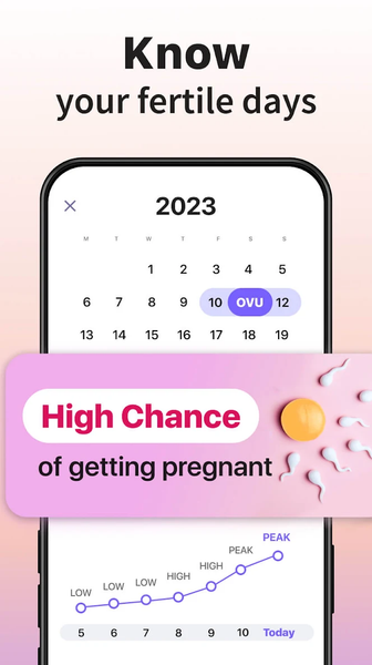 Ovulation & Period Tracker - عکس برنامه موبایلی اندروید