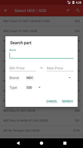 Build PC - Image screenshot of android app