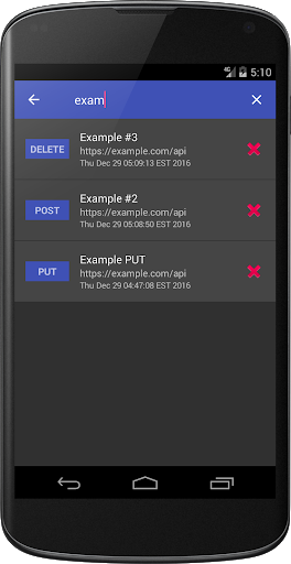 Web API Client - Image screenshot of android app