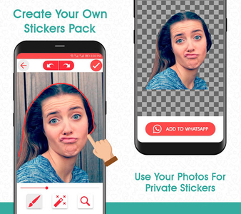 Won voorkomen zakdoek Sticker Maker Studio -Create Stickers for WhatsApp for Android - Download |  Cafe Bazaar