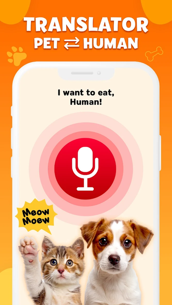 Dog & Cat Translator Prank App - Image screenshot of android app