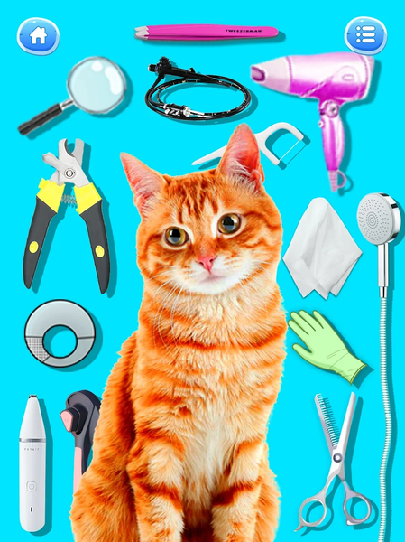 Cat Games: Pet Doctor Dentist - عکس برنامه موبایلی اندروید