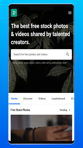 PEXELS - Image screenshot of android app