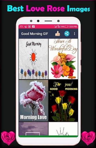 Good Morning Gif - Image screenshot of android app