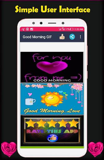 Good Morning Gif - Image screenshot of android app