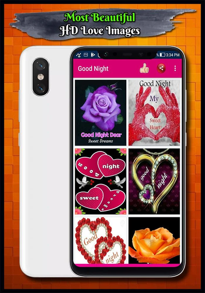Good Night Love Images - Image screenshot of android app
