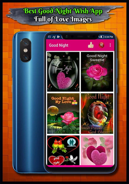Good Night Love Images - Image screenshot of android app