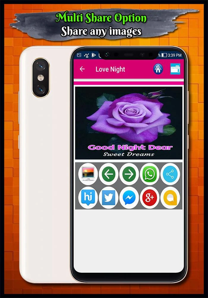 Good Night Love Images - Image screenshot of android app