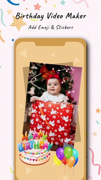 Birthday Video Maker With Song - Image screenshot of android app