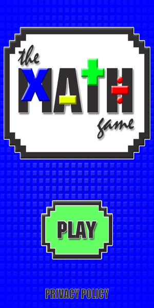 The Math Game - Gameplay image of android game