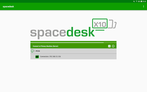 spacedesk  Display Screen Cast - Image screenshot of android app