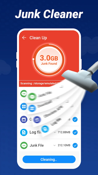 Phone Cleaner - Junk Cleaner - عکس برنامه موبایلی اندروید
