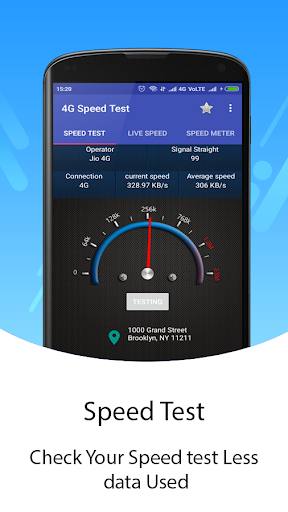 4G Speed Test & Meter - عکس برنامه موبایلی اندروید